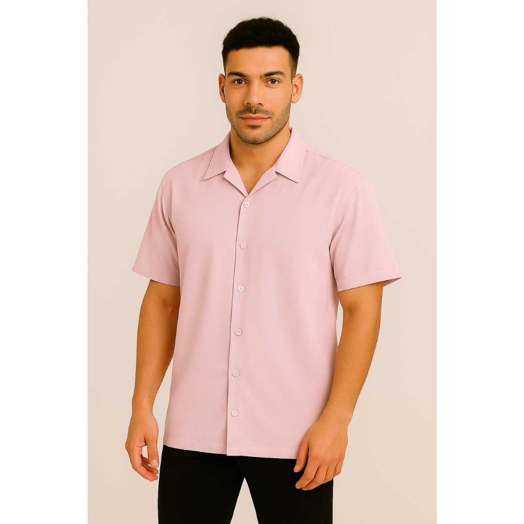 Oversized Light Baby Pink Shirt
